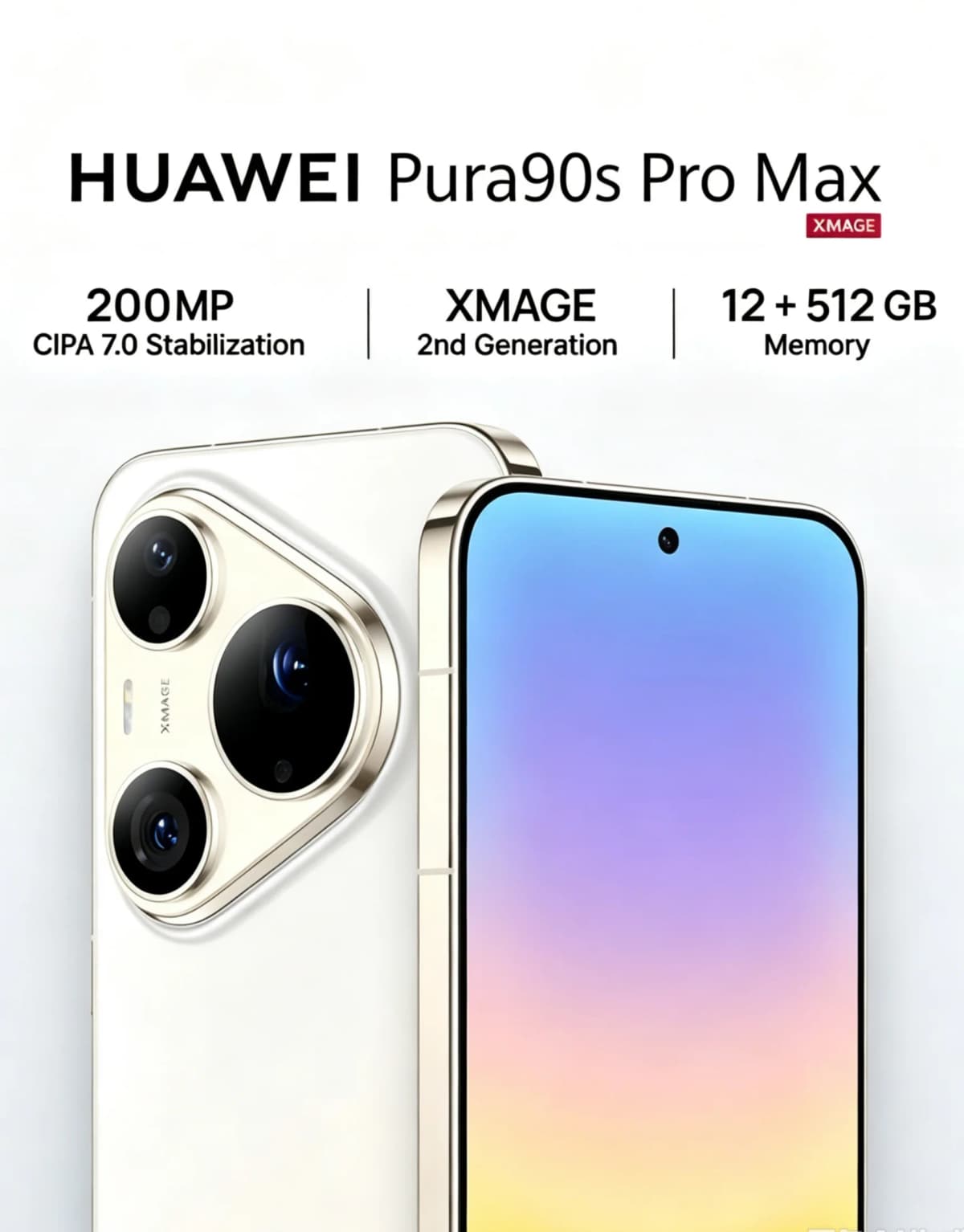 HUAWEI Pura 90s Pro Max HK Version 200MP Ultra Large Sensor Telephoto Camera 6000mAh 6.9inch OLED 120HZ Kirin 9030 Pro EUMI 16