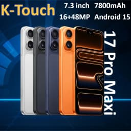 K-Touch NEW Mobile Phones Smartphone iFone 17 Pro Maxi Android 7.3 Inch 16+48MP 5G Dual Card 7800mAh Face Unlocked Global Version Cellphones