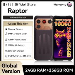 IIIF150 Raptor Rugged Phone MTK Helio G99 Chip 10000mAh Battery 108MP Main Camera 6.78inch FHD+ 120Hz Display Smartphone