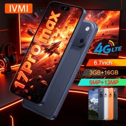 IVMI Global 17 Pro Max 3GB+16GB Smartphone 6.7-inch 5 MP+13 Megapixel Camera Bluetooth Wi-Fi Google-supported Mobile Phone
