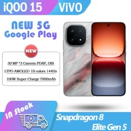 Original ViVO iQOO 15 5G Snapdragon 8 Gen5 Elite 6.85‘ AMOLED 144HZ 50MP 100W FlashCharger 7000mAh GooglePlay OriginOS6