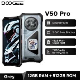 World Premiere DOOGEE V50 Pro Rugged Phone 52GB+1TB AI Pets Dimensity 8300 6.78" FHD+ 11000mAh 66W 200MP Camera Android 16 NFC