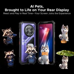 World Premiere DOOGEE V50 Pro Rugged Phone 52GB+1TB AI Pets Dimensity 8300 6.78" FHD+ 11000mAh 66W 200MP Camera Android 16 NFC