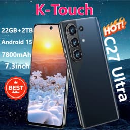 K-Touch High-quality C27 Ultra 8000mAh Smartphone 22GB+2TB Cell Phone 7.3HD Mobile Phones Android 15 5G Dual SIM 16+48MP Camera Cellphones