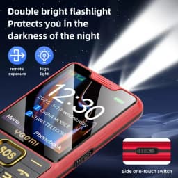 UNIWA YEEMI K3 4G Feature Keypad Phone 2.6Inch Dual SIM Card Long Standby Flashlight Camera FM SOS Big Button Button Phone