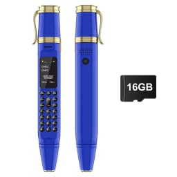 Low Price Sale SERVO BM111 3-in-1 Mobile Phone Pen Phone Portable Fan Magic Voice Bluetooth Dial Small Feature Cellphone FMRadio