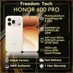 Global Version HONOR 600 Pro 6.57'' AMOLED Snapdragon 8 Elite 7000mAh 80W 120Hz