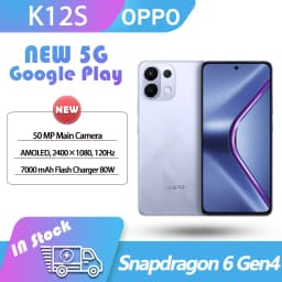 NEW OPPO K12S 5G 6.67" AMOLED Snapdragon 6 Gen4 120Hz FHD+ 2400X1080 7000mAh Battery 80W SuperVOOC 50MP Camera OTA ColorOS15