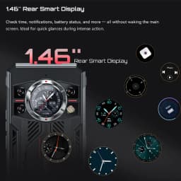 New CUBOT Kingkong 11 5G Rugged Phone 6.72" 120Hz Display 10200mAh Battery 33W Dimensity 7025 5G 16GB+256GB Android 15 Phone
