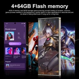 IVMI Global Vision XS26 Ultra Smartphone 4G Network Android 64GB ROM Dual SIM Google Play Store 6.9'' 4500mAh Mobile Phones