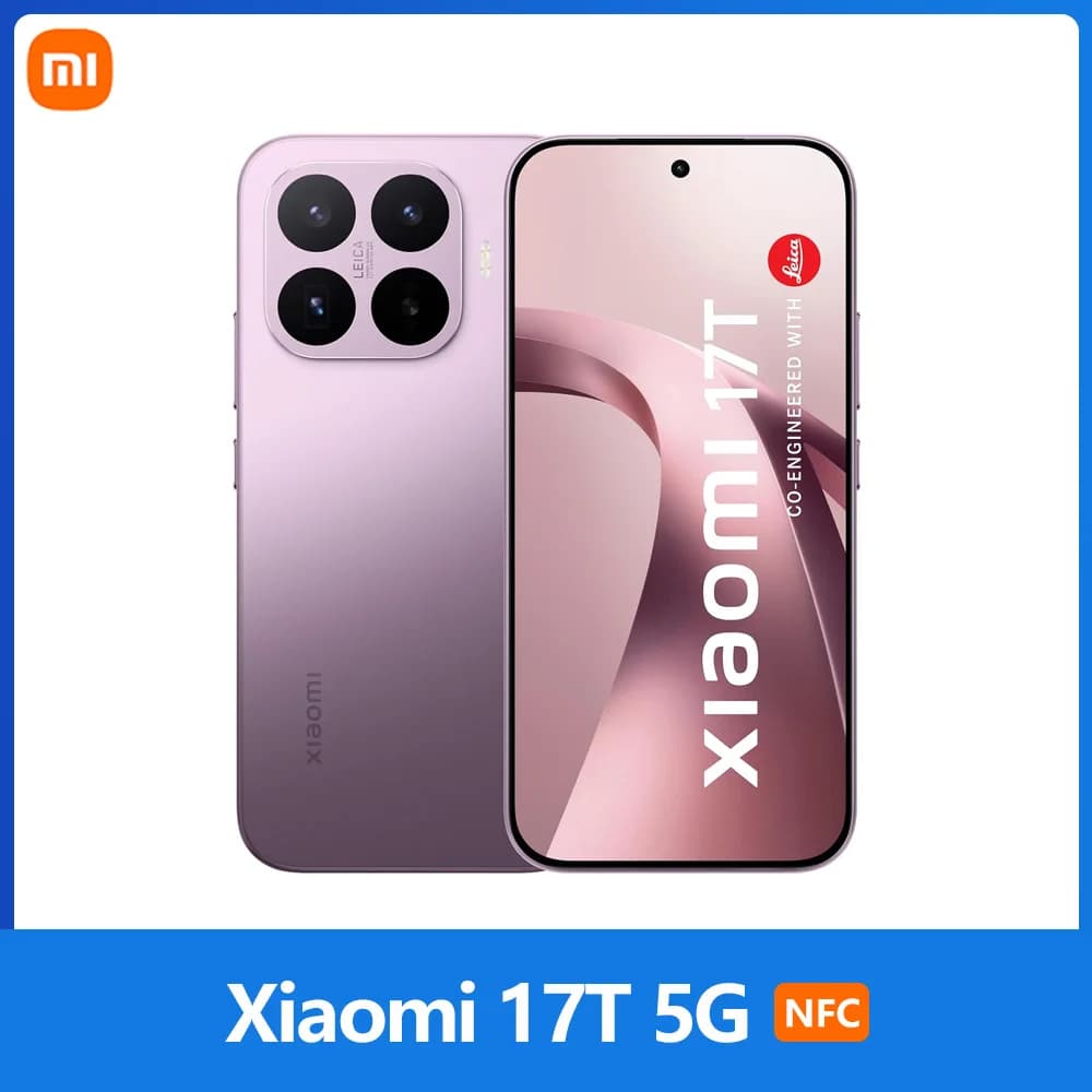 Xiaomi 17T 5G, NFC, MediaTek Dimensity 8500-Ultra, 6.59 inches, 120 Hz, 50 MP Leica main camera, 6500 mAh battery, IP68
