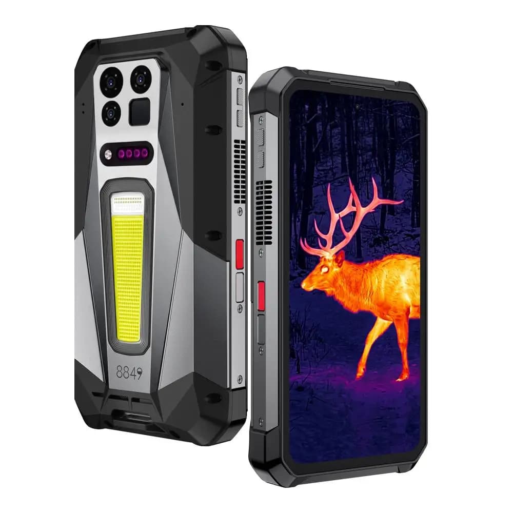 Unihertz 8849 Tank 5 Pro Projector Rugged Phone Thermal Imaging 18GB+1TB 6.73'' Android 16 17600mAh NFC 5G Smartphone