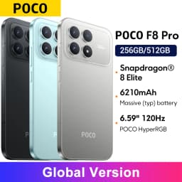 POCO F8 Pro 5G Global Version Smartphone 6.59" 120Hz POCO HyperRGB AMOLED Display 50MP 6210mAh Snapdragon® 8 Elite