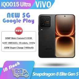 Original ViVO IQOO15 Ultra 5G Snapdragon 8 Elite Gen 5 AMOLED 144Hz 7400 mAh 100W Google Play NFC IQOO 15 Ultra