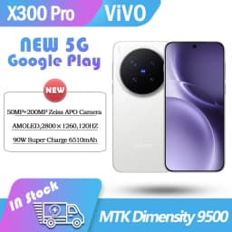 Original ViVO X300 Pro Mobile Phone 5G Dimensity 9500 6.78inch AMOLED 120HZ 6510MAH 90W Charger OTA NFC 200Mp Camera Google CN