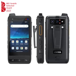 NEW UNIWA F400 Global Range Walkie Talkie Rugged PDA with PoC Walkie Talkie Zello IP56 13MP Smartphone Android15 4350mAh SOS NFC