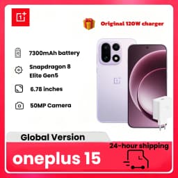 Original Oneplus 15 Ai 5g Smartphone Snapdragon 8 Elite Gen5 7300Mah Battery 4K 120 Fps Dolby Vision Video Ip68 with 120W Charger