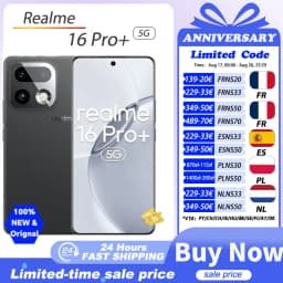 realme 16 Pro Plus 5G Smartphone realme 16 Pro+ 200MP OIS Camera Snapdragon 7 Gen 4 6.8'' AMOLED 144Hz Curved Screen 7000mAh Bat