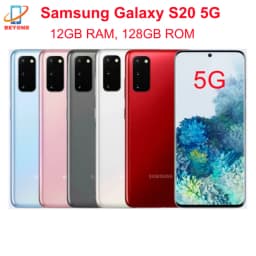 Samsung Galaxy S20 5G G981U1 G981B G9810 G981N Original 6.2" AMOLED RAM 12GB ROM 128GB NFC Octa Core Android Cell Phone