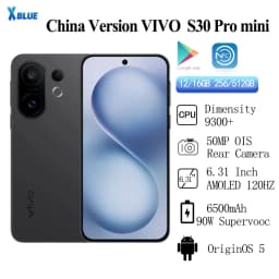 china verison VIVO S30 Pro Mini Battery 6500mAh 12GB RAM 256,512GB ROM  6.31 Inch 120Hz AMOLED Dimensity9300+  NFC IP68 IP69