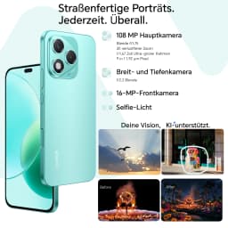 Honor 400 Lite 5g Smartphone 256Gb/8Gb Ram Unlocked Android Phone Without Contract 108Mp with Ai Camera Button Dual Sim 5230Mah Android 15