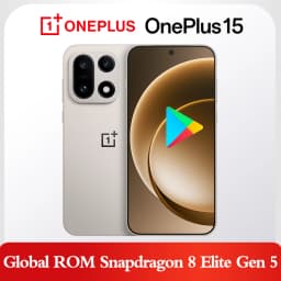 OnePlus 15 16GB 256GB 5G Smartphone Snapdragon 8 Elite Gen5 165Hz AMOLED 120W Charger 7300mAh IP68 NFC OTA 50MP CN Global ROM