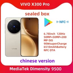 New Original vivo X300 Pro Smartphones MediaTek Dimensity 9500 6.78 inch 120Hz 50MP OIS 90W Super Charge 6510mAh Battery NFC OTA