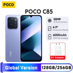 New POCO C85 Global Version NFC Smartphone MediaTek Helio G81-Ultra 6000mAh battery 6.9" 120Hz display 33W Charging 50MP Camera