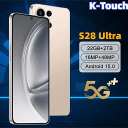 K-Touch Hot S28 Ultra Cell Phone Android 5G 7.3HD 22G+2TB Mobile Phones Dual Sim 7800mAh Unlocked Smartphone 16+48MP Global Version