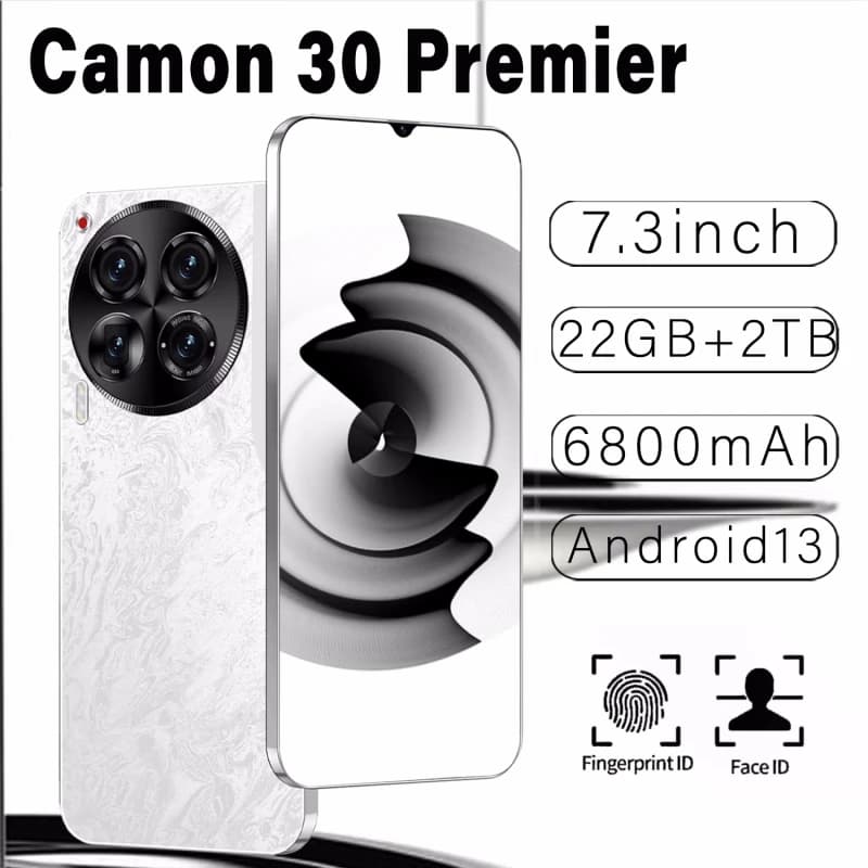 Camon 30 Premier 5G 2025 New Smartphone 7.38" HD Android 14 Mobile Phone Snapdragon 8 gen3 Dual SIM 8800mAh Unlocked Celulares