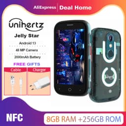 Unihertz Jelly Star,8 Гб + 256 Гб, 48MP Main Camera,2000 мАч, Android 13, Mini 3 inch, глобальная версия