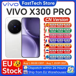 VIVO X300 Pro 5G Smartphone Dimensity 9500 6.78″AMOLED Display 6510mAh 90W FlashCharge 200MP ZEISS APO Telephoto Camera NFC OTG