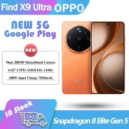 OPPO Find X9 Ultra 5G Phone Snapdragon 8 Elite Gen 5 Google Play ColorOS16 200MP Camera 10x Optical Zoom 100W 7050mAh NFC