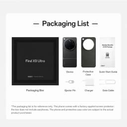 OPPO Find X9 Ultra 5G Phone Snapdragon 8 Elite Gen 5 Google Play ColorOS16 200MP Camera 10x Optical Zoom 100W 7050mAh NFC