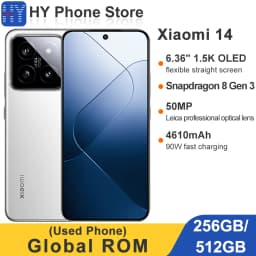 Global ROM Xiaomi 14 256GB/512GB 50MP Leica Professional Camera 6.36 inch Screen Snapdragon 8 Gen 3 4610mAh Battery (Used)