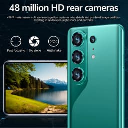 K-Touch NEW Mobile Phones S26 Ultra Smartphone Android 15 Cell Phone 7.3 Inch Screen 8000mAh Face Unlock 5G Dual SIM 16+48MP Camera Global Version Cellphones