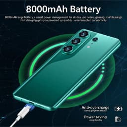 K-Touch NEW Mobile Phones S26 Ultra Smartphone Android 15 Cell Phone 7.3 Inch Screen 8000mAh Face Unlock 5G Dual SIM 16+48MP Camera Global Version Cellphones