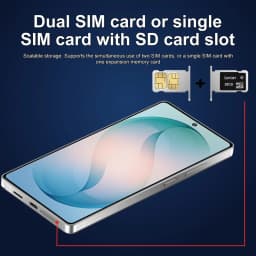 K-Touch S27 Ultra Mobile Phones Smartphone 7.3HD Cheap 4G 5G Dual Card Dual Standby Cell Phone 7800mAh Android 15 WIFI GPS Global Version Cellphones