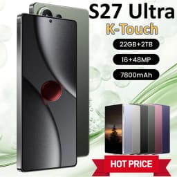 K-Touch S27 Ultra Mobile Phones Android 15 Smartphone 7.3HD Cheap 4G 5G Dual Card Dual Standby Cell Phone 7800mAh WIFI GPS Global Version Cellphones