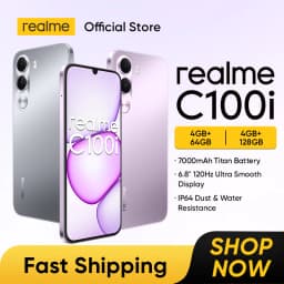 [New Launch] realme C100i Smartphone NFC 7000mAh Battery 15W Charge 6.8" 120Hz Display UNISOC T7250 Chipset IP64