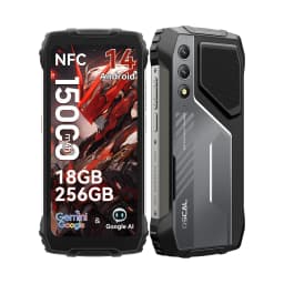 OSCAL Pilot 1 6.67'' Rugged Phone, Gemini AI Android 14 Waterproof Outdoor Phone 6GB+256GB, Octa Core, 15000mAh (33W), Dual 4G