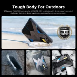 FOSSiBOT DT2 Rugged Tablet 20GB+256GB Helio G99 10.4 inch 2K Display 64MP PC Tablets 22000mAh 66W IP68 4G LTE Android 13 Pad