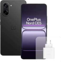 OnePlus Nord CE5 Smartphone 8GB RAM 128/256GB Storage, 6.77" 120Hz AMOLED, 50MP OIS, 5200mAh Battery, with 80W Charger