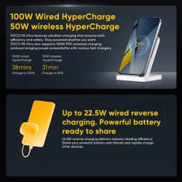 POCO F8 Ultra 5G European Version 256GB/512GB, 6.9" AMOLED Display, 120Hz, 50MP OIS , Snapdragon 8 Elite Gen 5, 6500mAh, IP68, Wi-Fi 7, NFC, No Charger