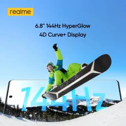 Realme P4 Power 5g Smartphone 10001Mah Battery 80W Charge 50Mp Sony Ois Camera 6.8"144Hz Curved Display