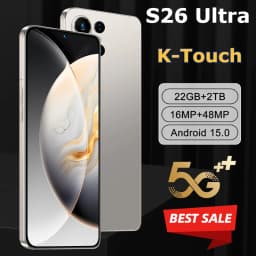 K-Touch Smartphone S26 Ultra 7.3 Inch Android 15 Mobile Phones Original Cell phone 16+48MP Camera 7800mAh 5G Dual SIM Face Unlocked Cellphones