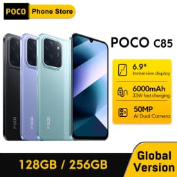【World Premiere】POCO C85 Global Version Smartphone Helio G81-Ultra 6.9" Dot Drop display 6000mAh battery 50MP Camera 33W NFC