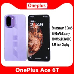 Oneplus Ace 6T Unlocked 5G Smart Phone 6.83'' 8300mAh Battery 100W SuperCharge Google Play Store
