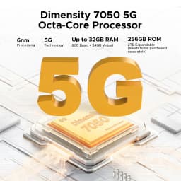 DOOGEE Blade20 Play 5G Rugged Phone Dimensity 7050 6.6'' Gemini Al 125dB Speaker 10300mAh Battery NFC Android 15 Mobile Phone
