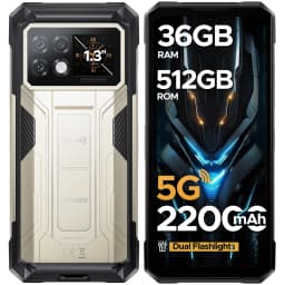 DOOGEE S200 Max 5G Rugged Phone 1.32' Rear Display Dual Light Flashlight 16GB 512GB 22000mAh 6.72'' 120Hz Screen Smartphone NFC